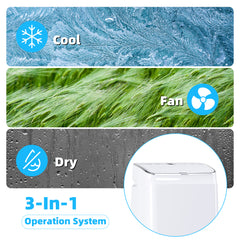 15,000 BTU Portable Air Conditioner, White