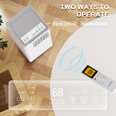 8,000 BTU Portable Air Conditioner, White