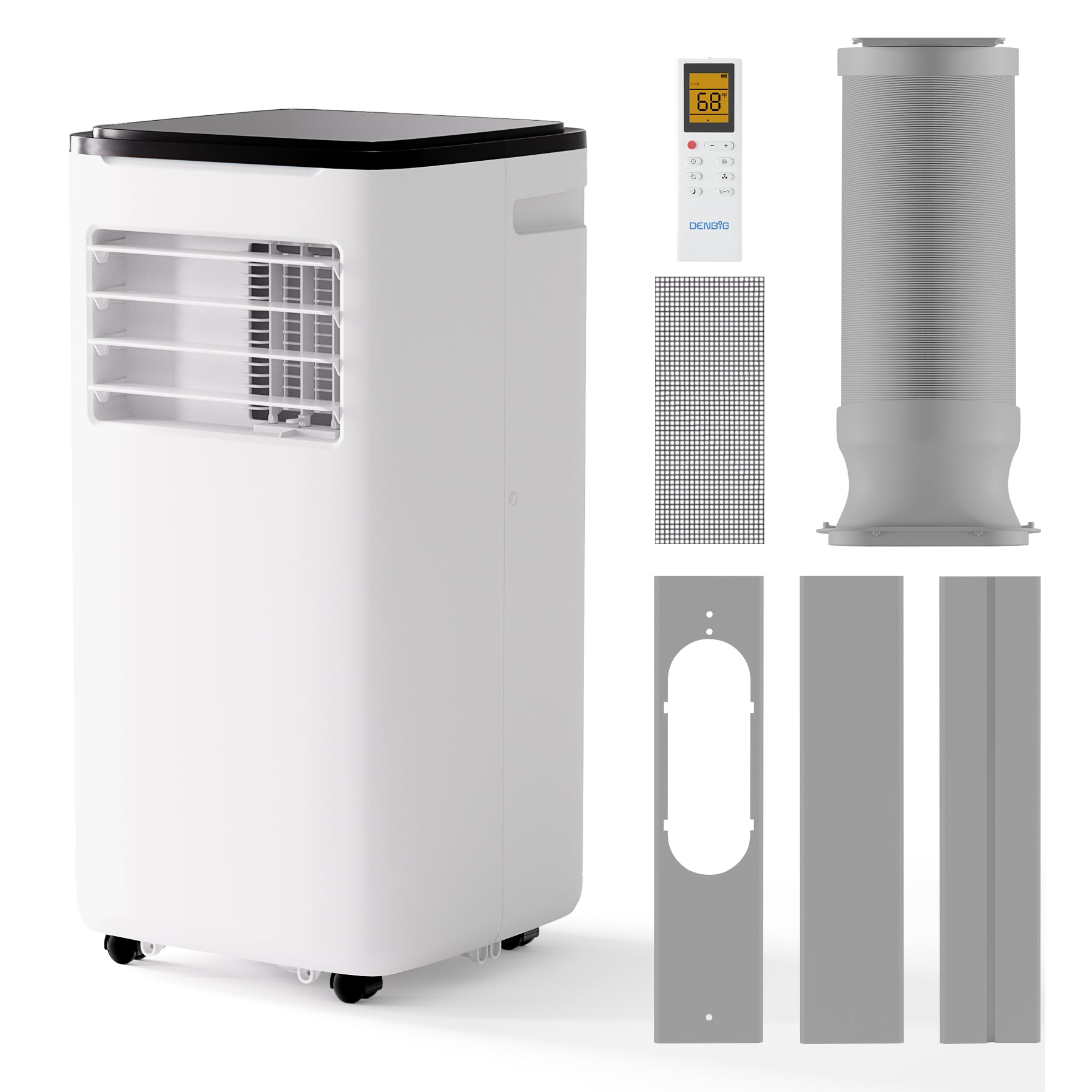 10,000 BTU Portable Air Conditioner, White